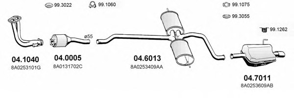 ASSO ART0239 Exhaust System